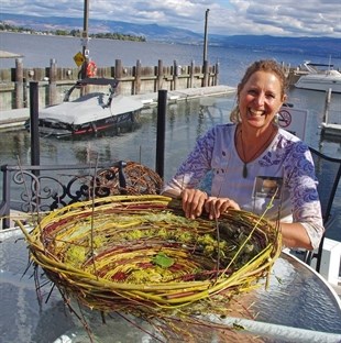 Annabel Stanley is ready to teach basket weaving.