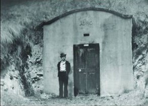 Paul's Tomb with unnamed man in front.